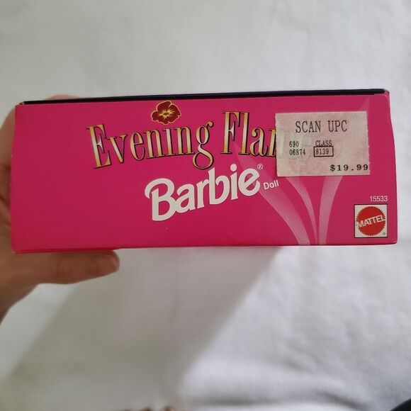 Vintage 1995 Evening Flame Barbie New in Box - Picture 4 of 6